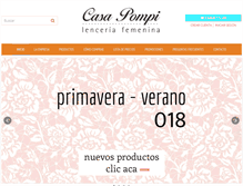 Tablet Screenshot of casapompi.com